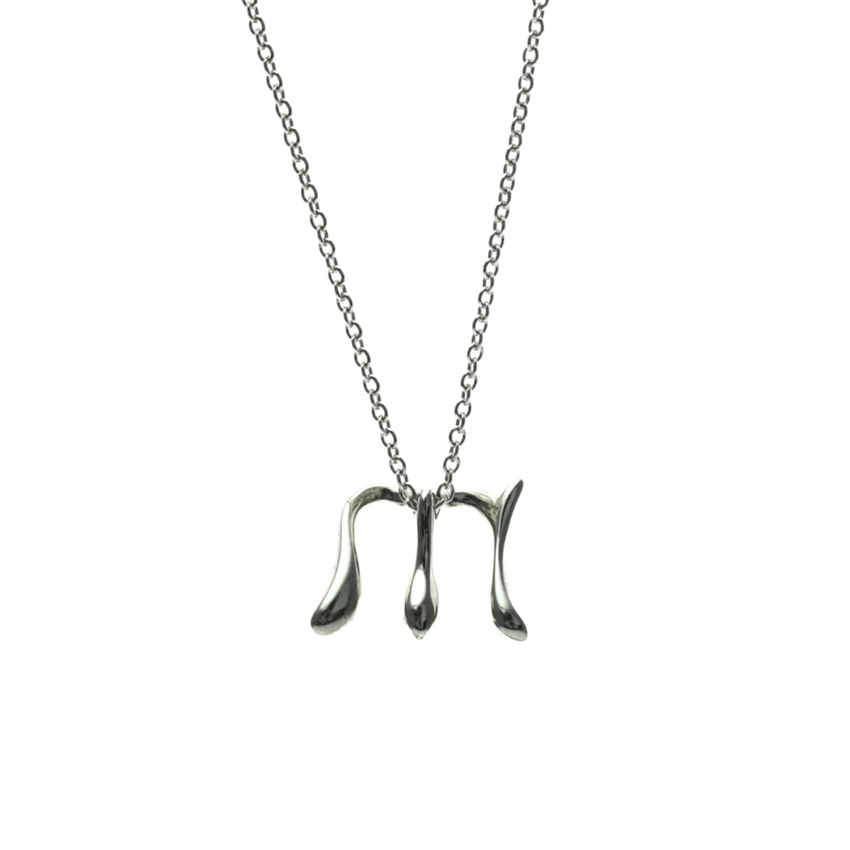 Tiffany Letter M · Sterling Silver