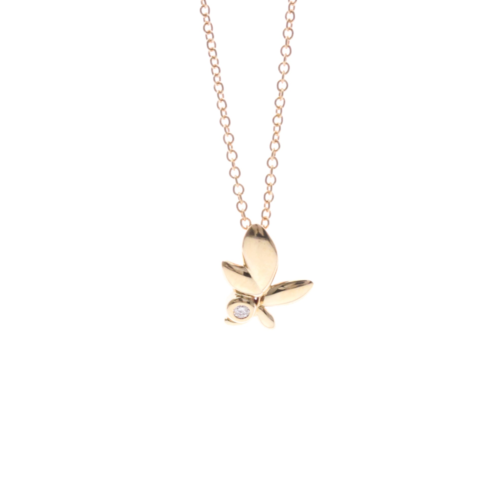 Tiffany Olive Leaf · Diamond · Rose Gold