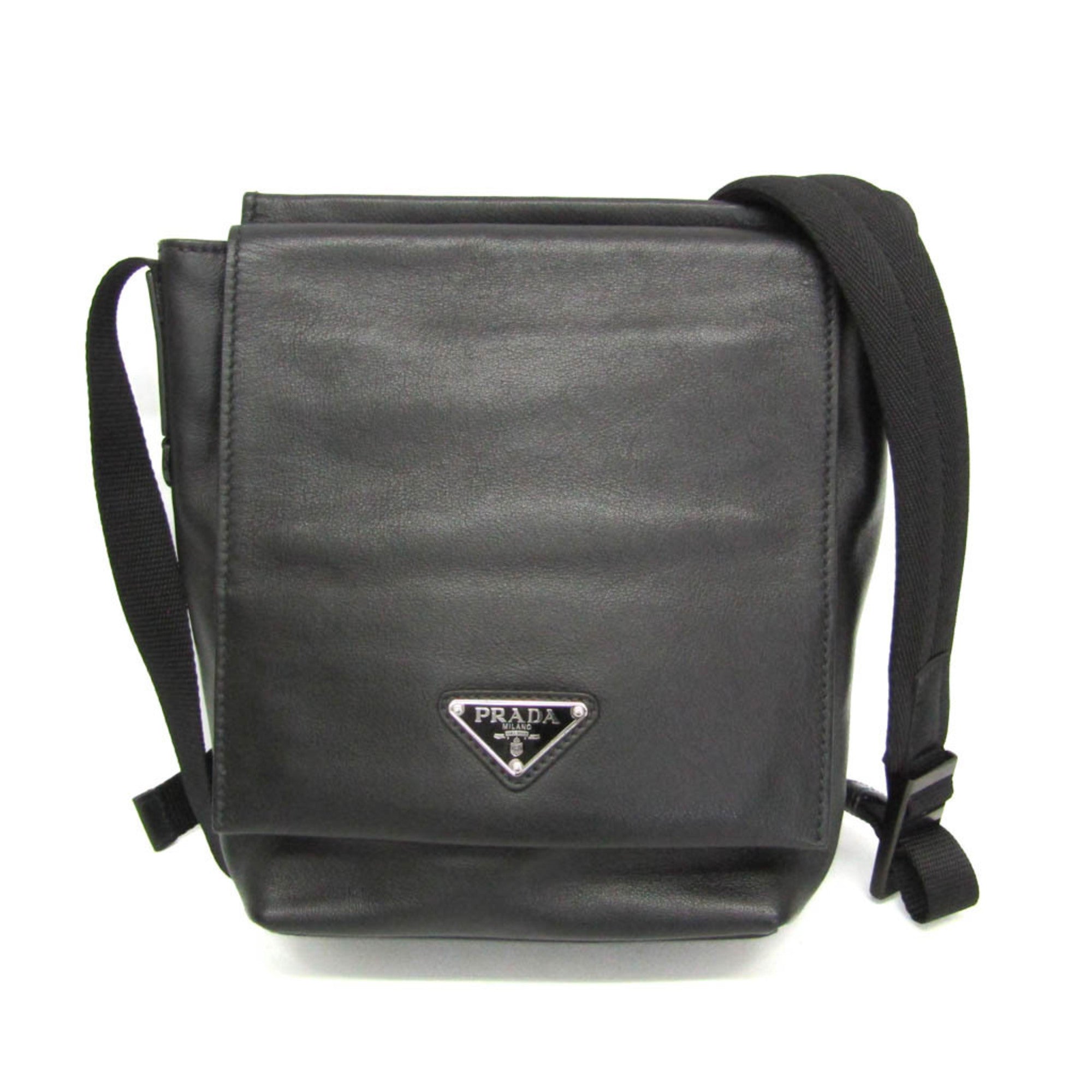 Prada · Leather Shoulder Bag