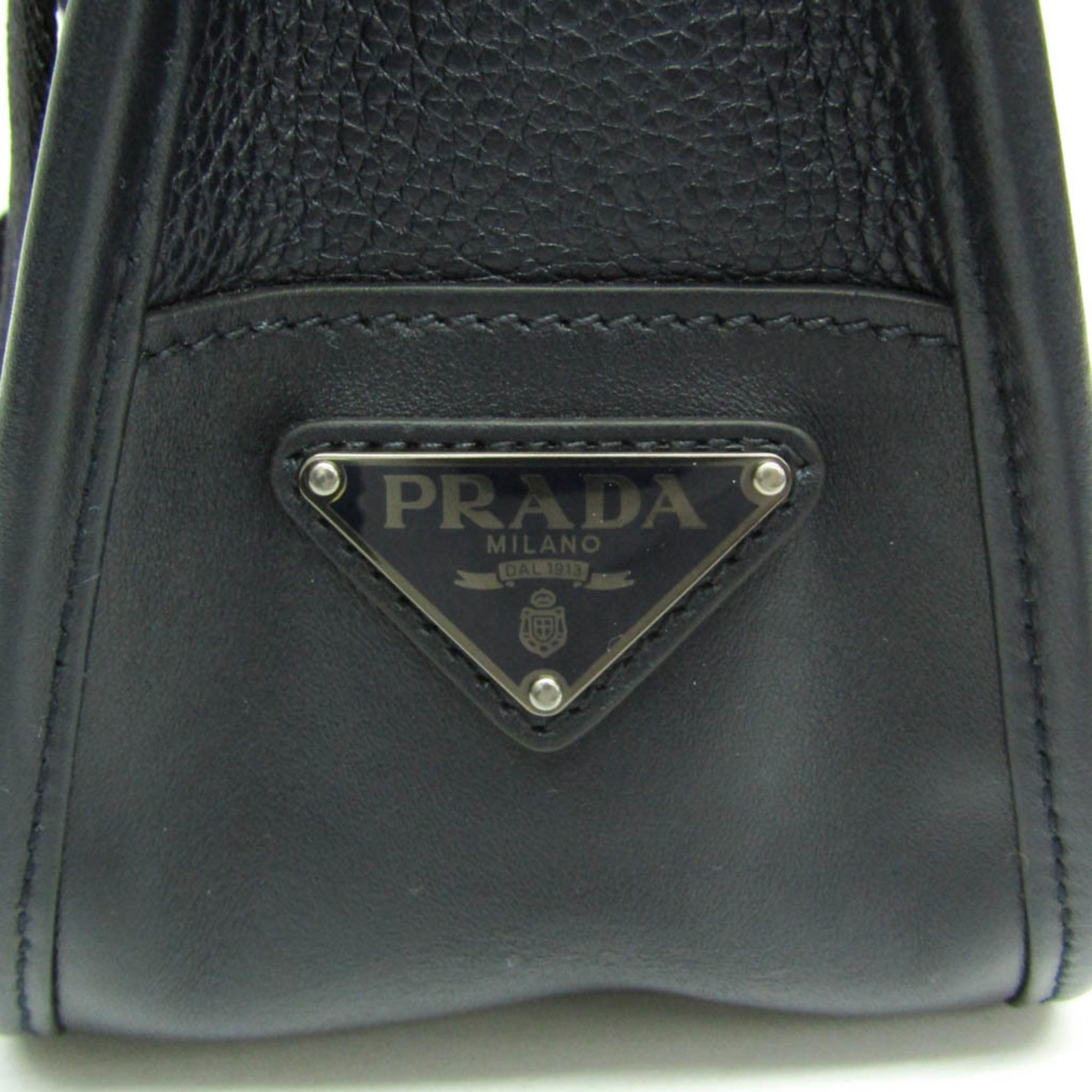 Prada Leather Messenger · Dual Tone
