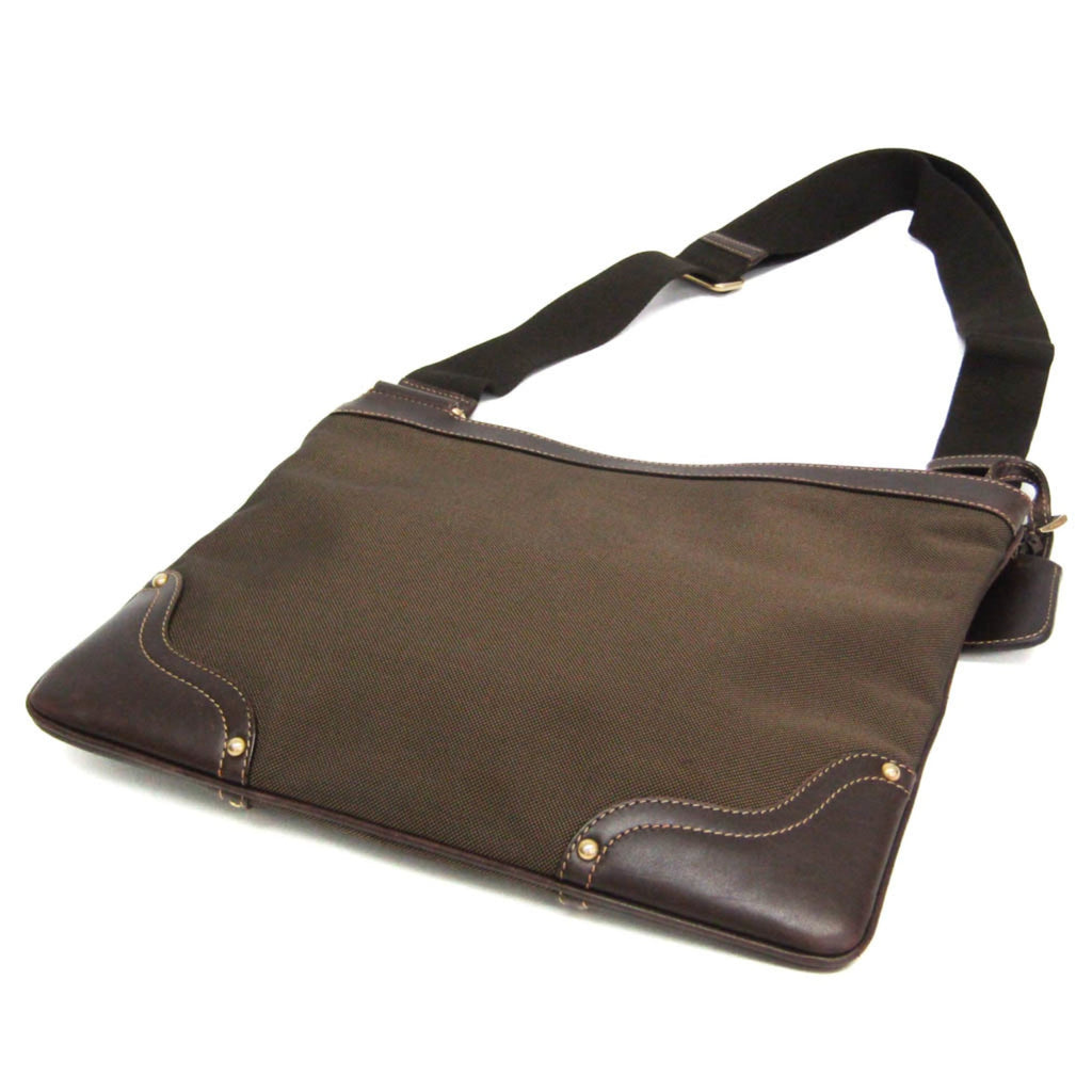 Prada Logo Jacquard · Canvas & Leather