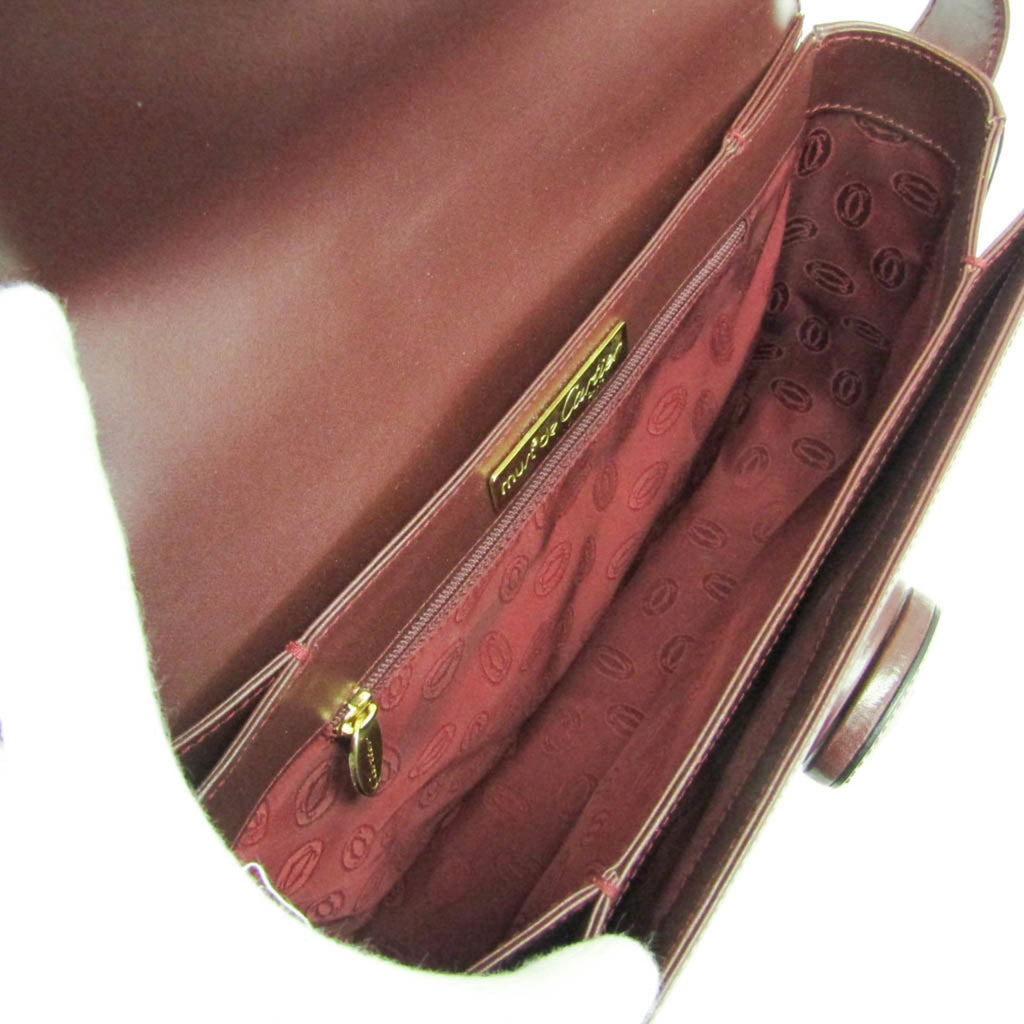 Cartier Must · Leather · Bordeaux