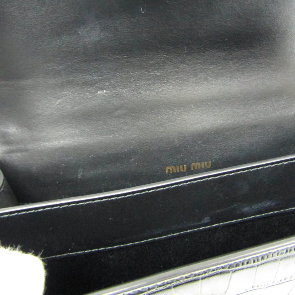 Miu Miu · Embossed Leather Chain Bag