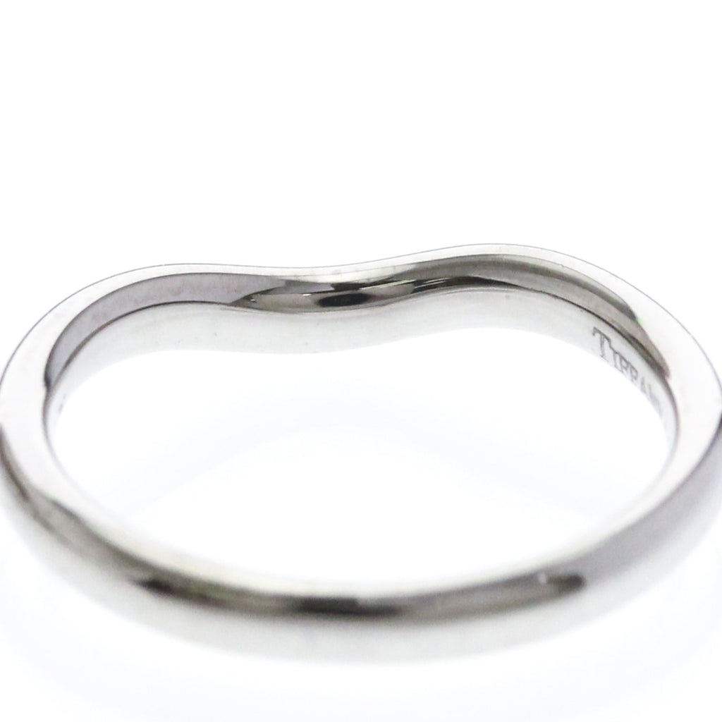 Tiffany Curved Band · Platinum · Diamonds