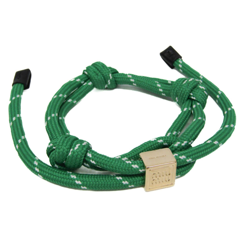 Miu Miu Logo Cord · Adjustable Bracelet