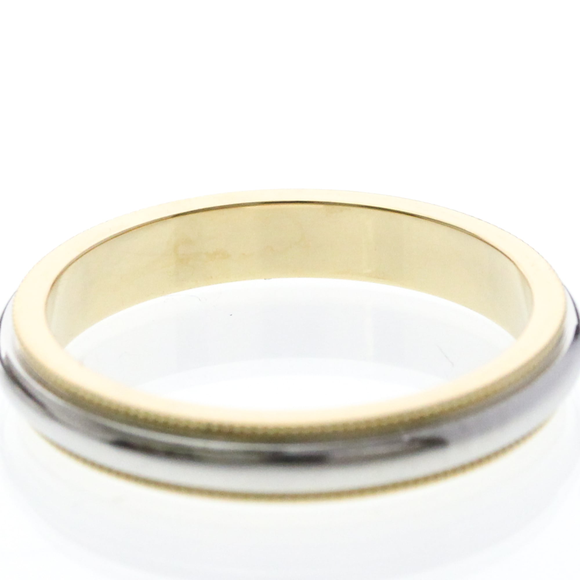 Tiffany Milgrain · Platinum & 18K Yellow Gold