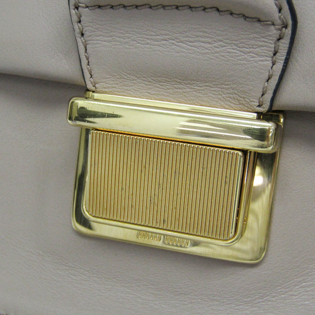 Miu Miu · Leather Shoulder Bag