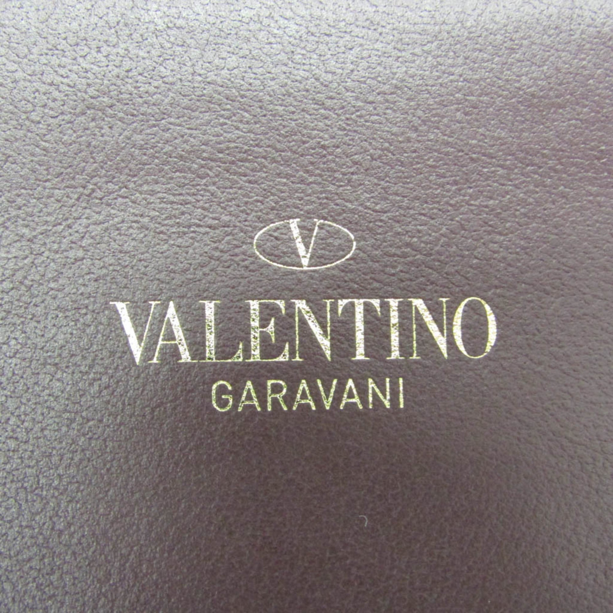 Valentino Garavani V Logo · Leather Canvas Tote
