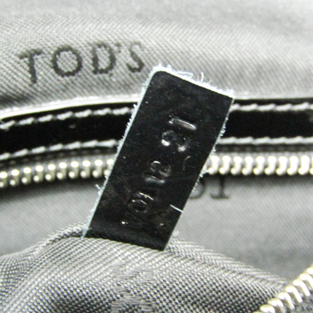 Tod's Small Boston · Canvas & Patent Leather