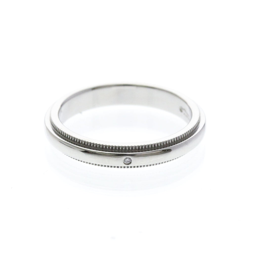 Tiffany Milgrain · Platinum · Diamond