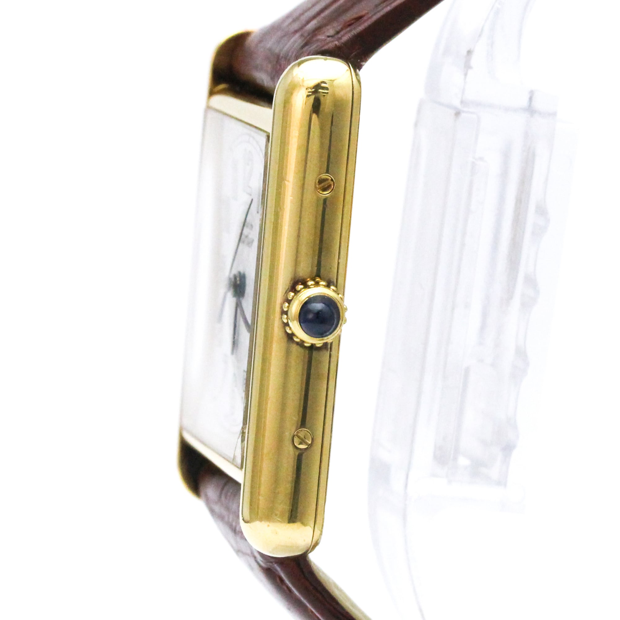Cartier Must Tank · Gold Plated · Quartz