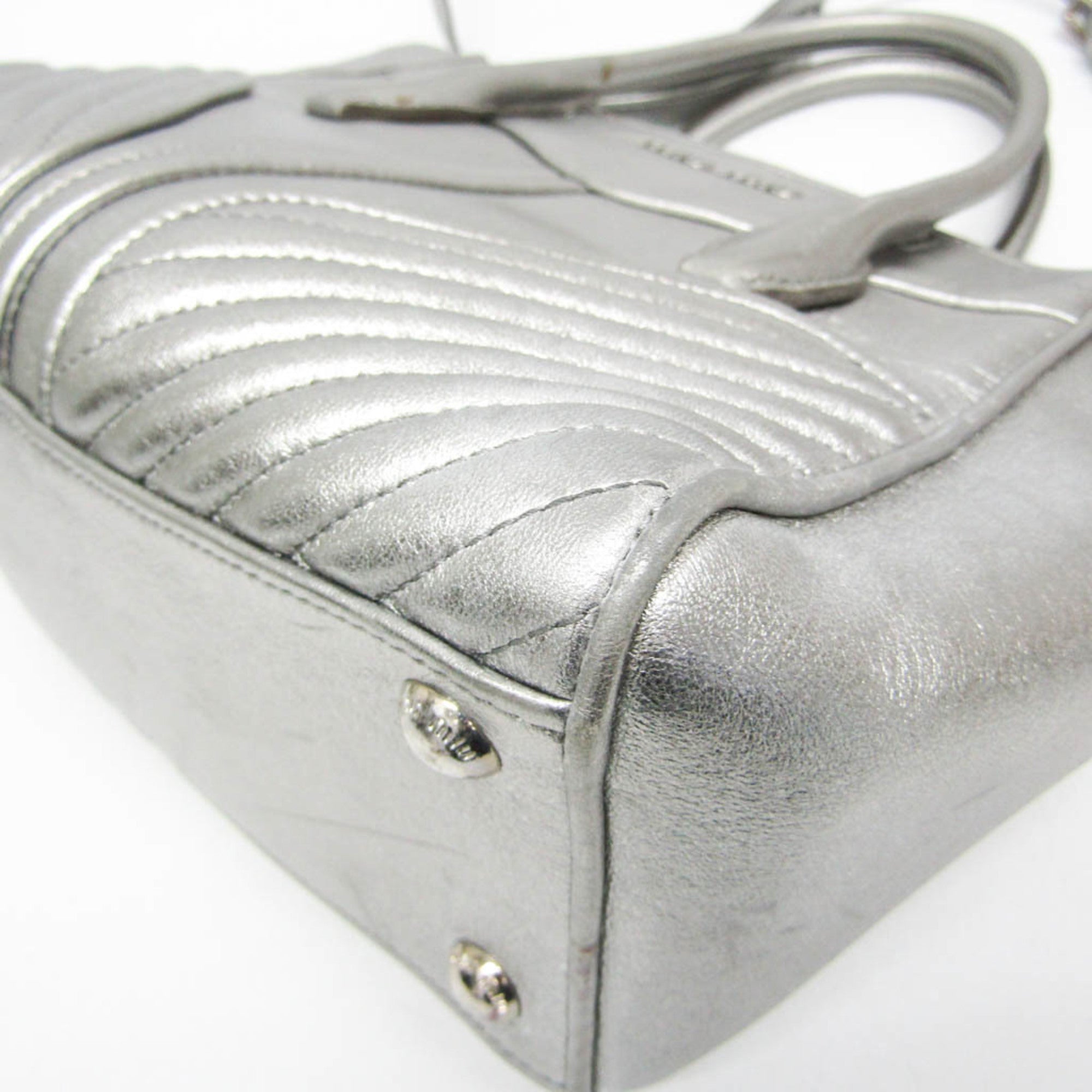 Miu Miu Nappa Biker · Metallic Leather