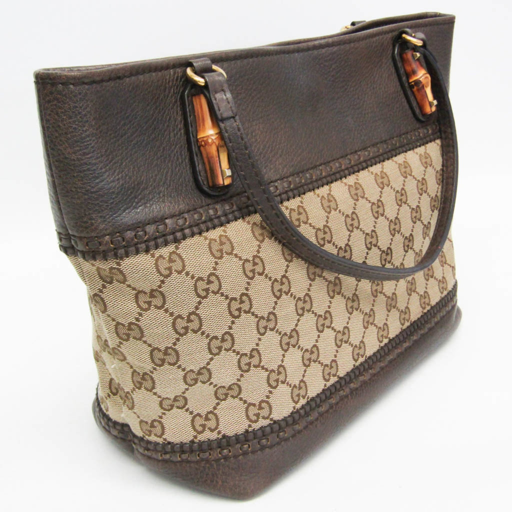 Gucci Bamboo · GG Canvas Tote