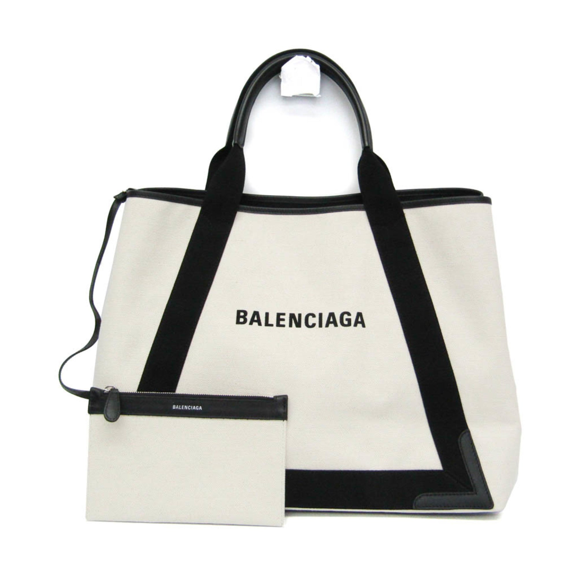 Balenciaga Navy Cabas M · Canvas