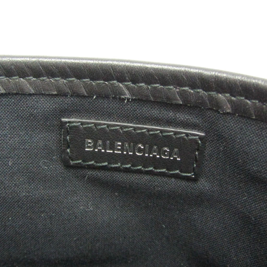 Balenciaga Navy Cabas XS · Canvas & Leather