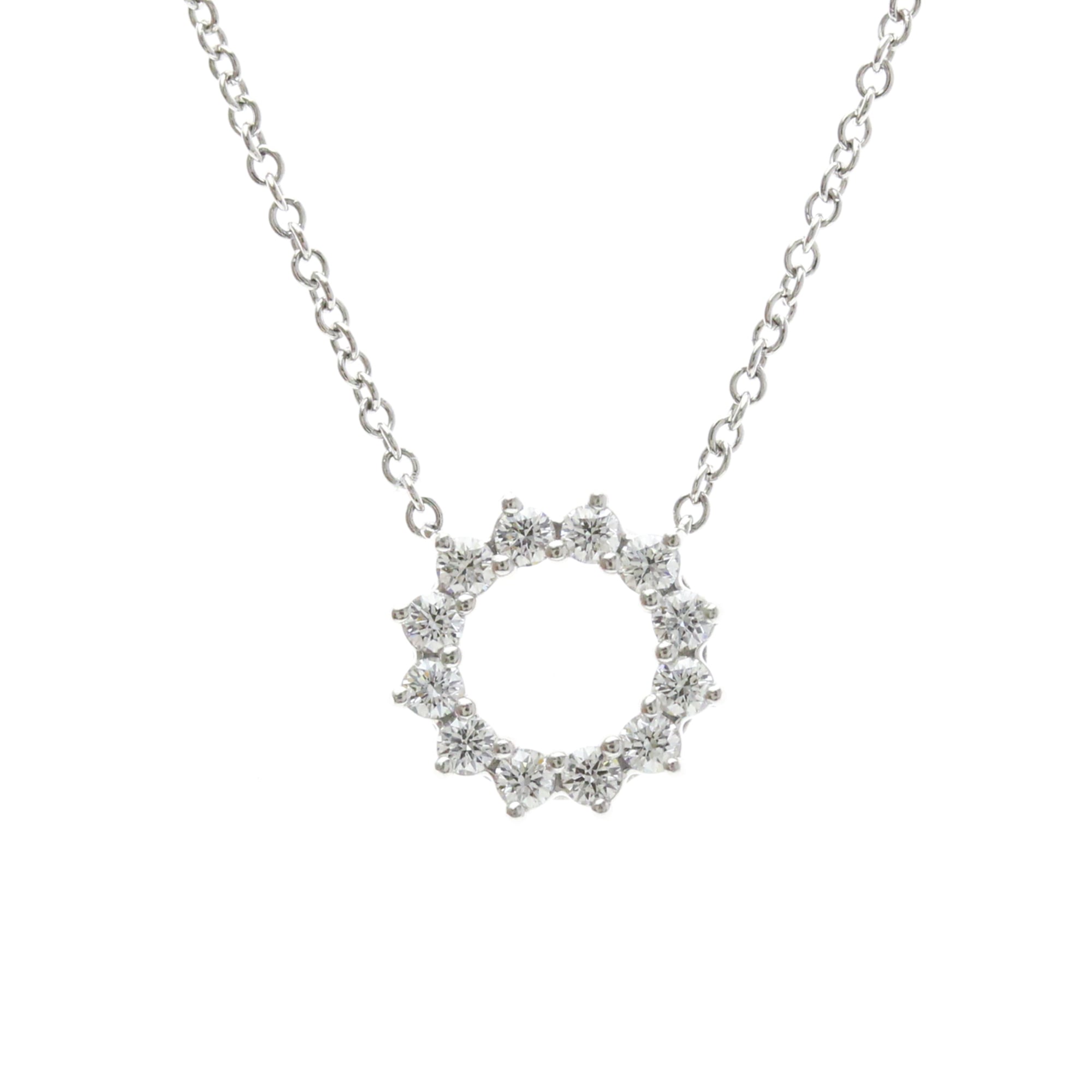 Tiffany Open Circle Mini · Platinum · Diamond