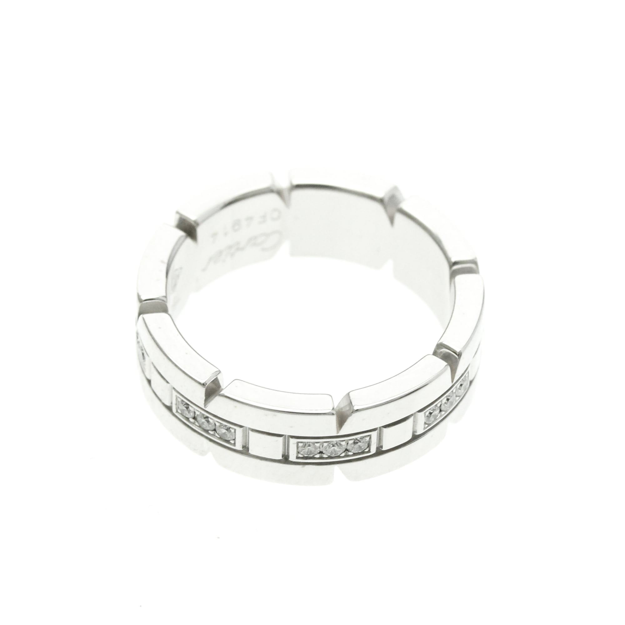 Cartier Tank Française · 18K White Gold · Diamond