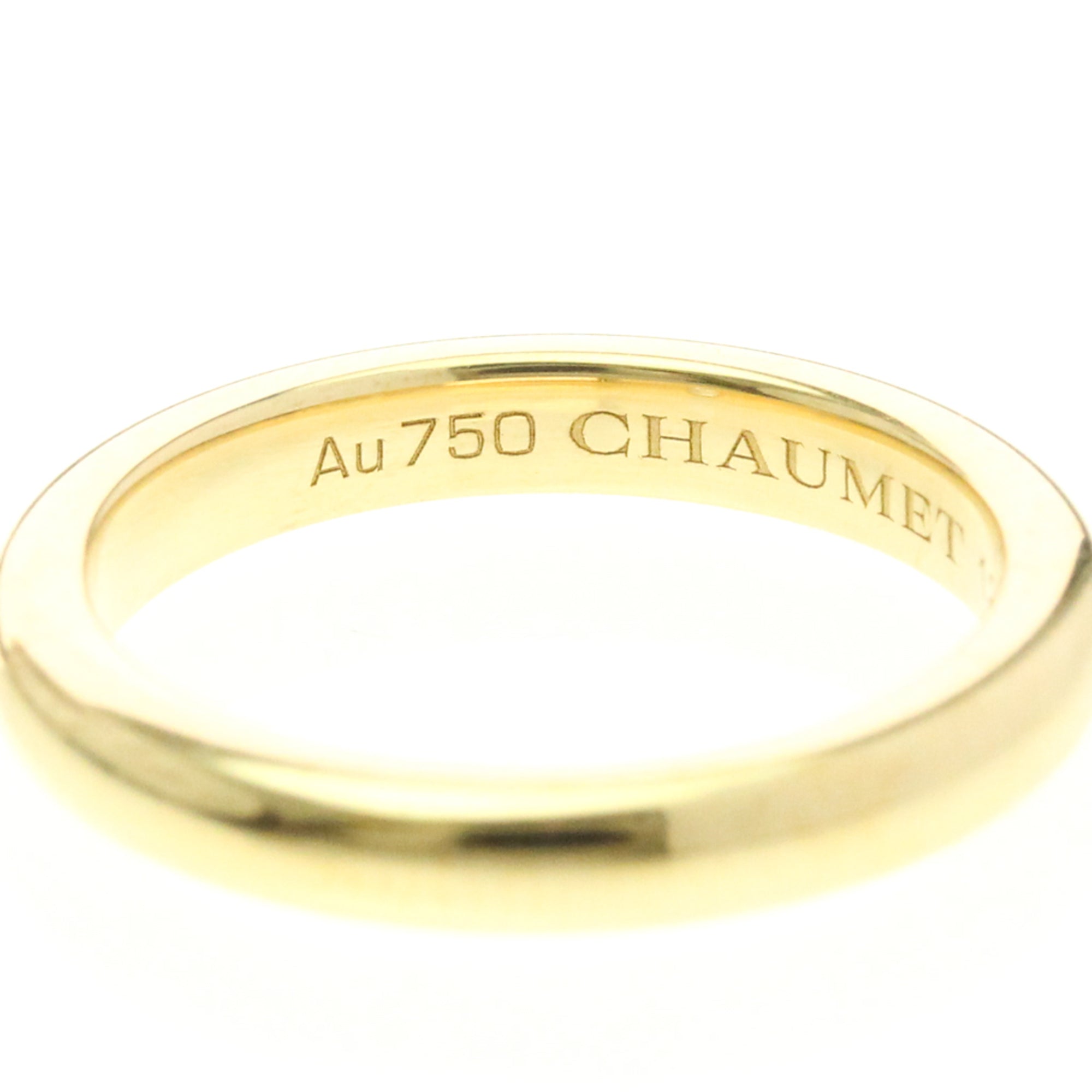 Chaumet Diamond Wedding Band · 18K Yellow Gold
