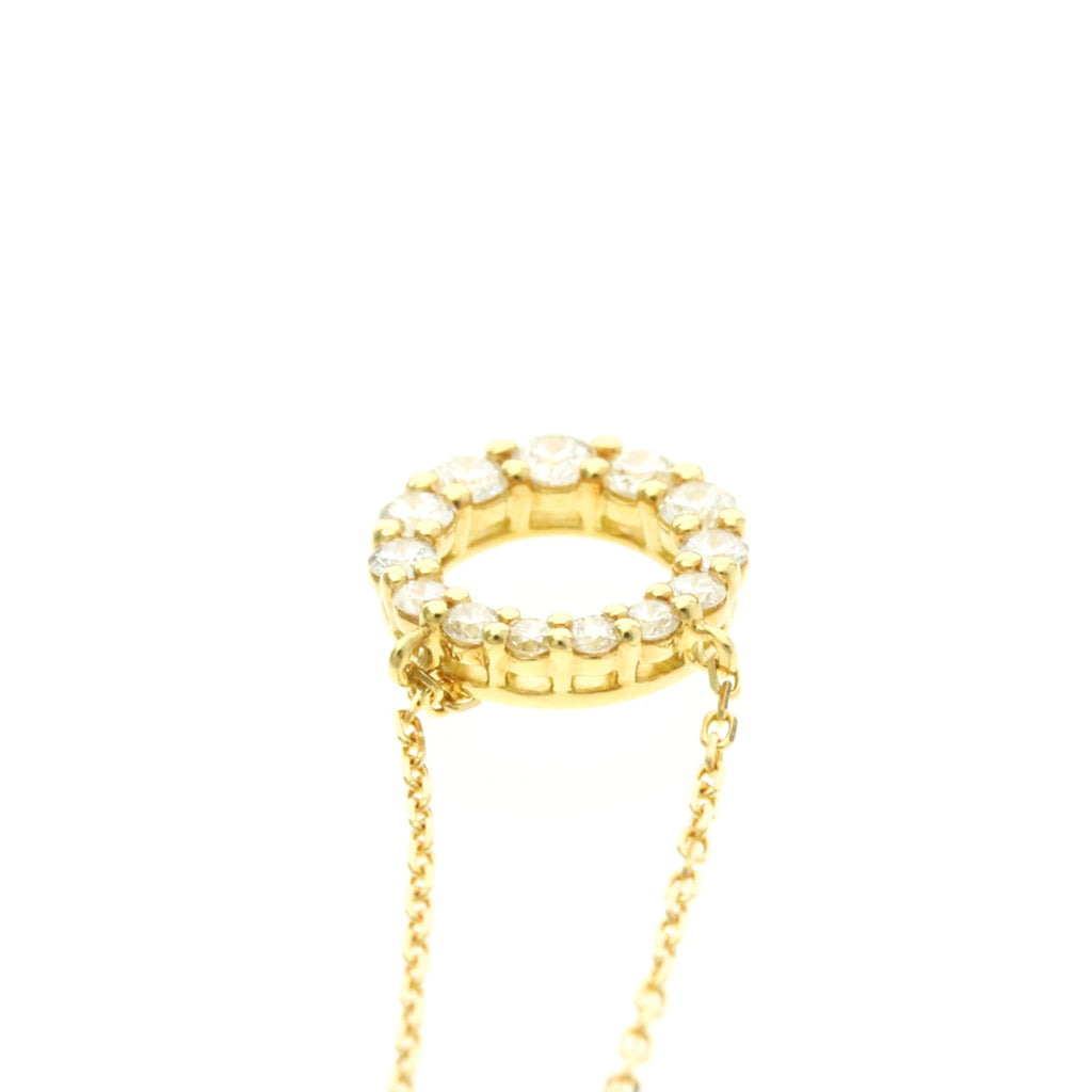 4°C Circle Diamond · 18K Yellow Gold