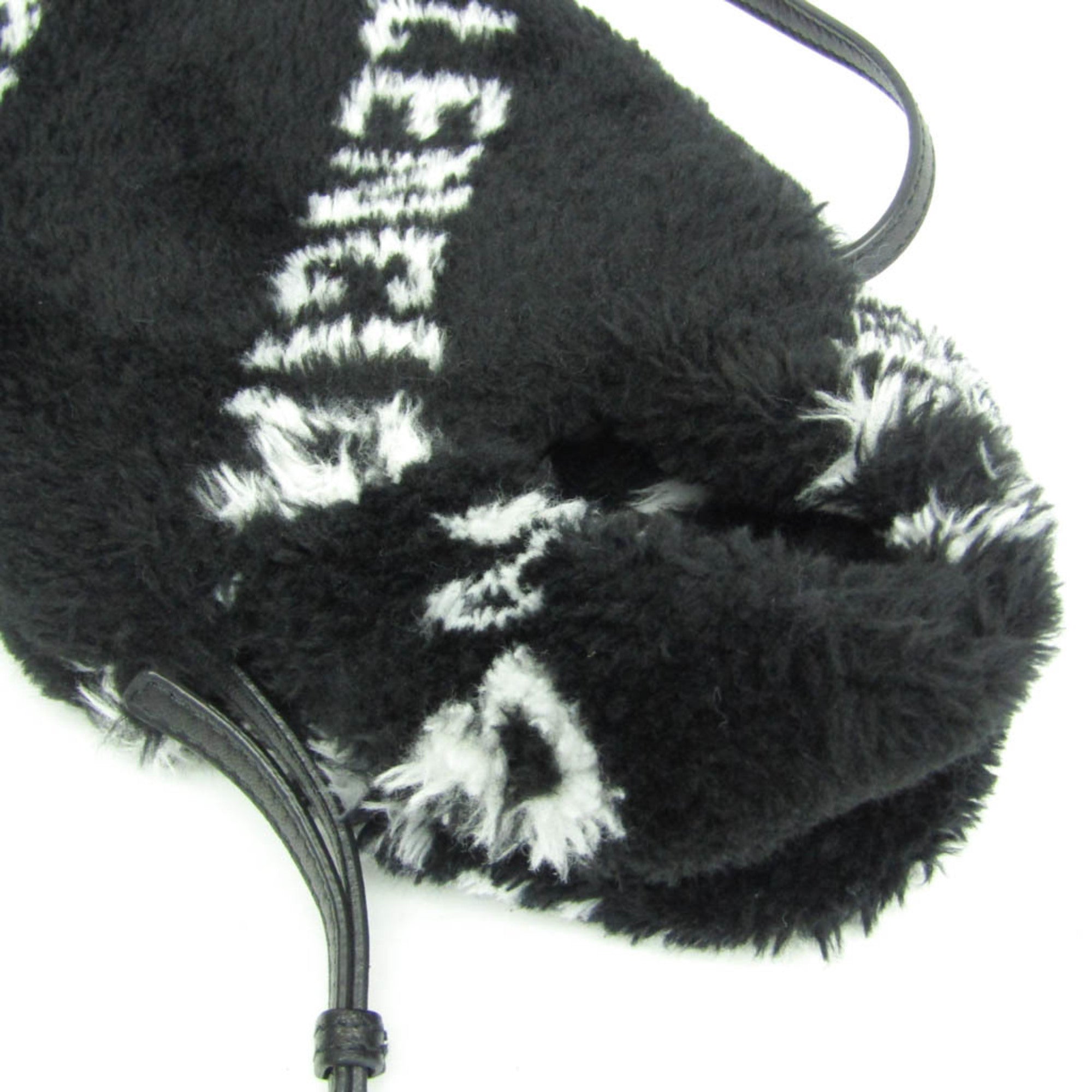 Balenciaga Everyday Phone Holder · Faux Fur