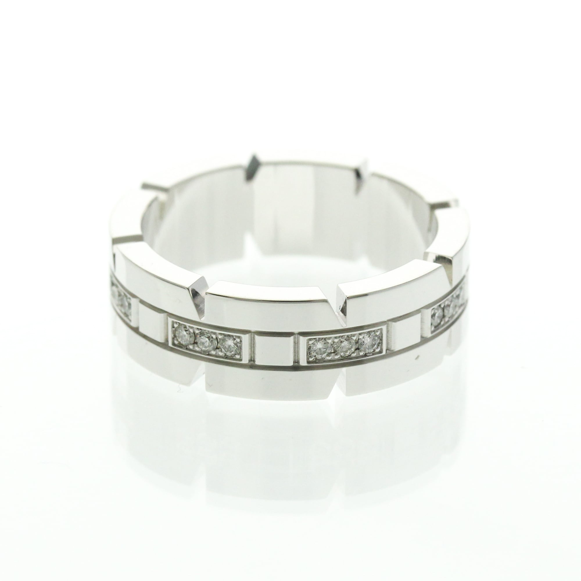 Cartier Tank Française · 18K White Gold · Diamond
