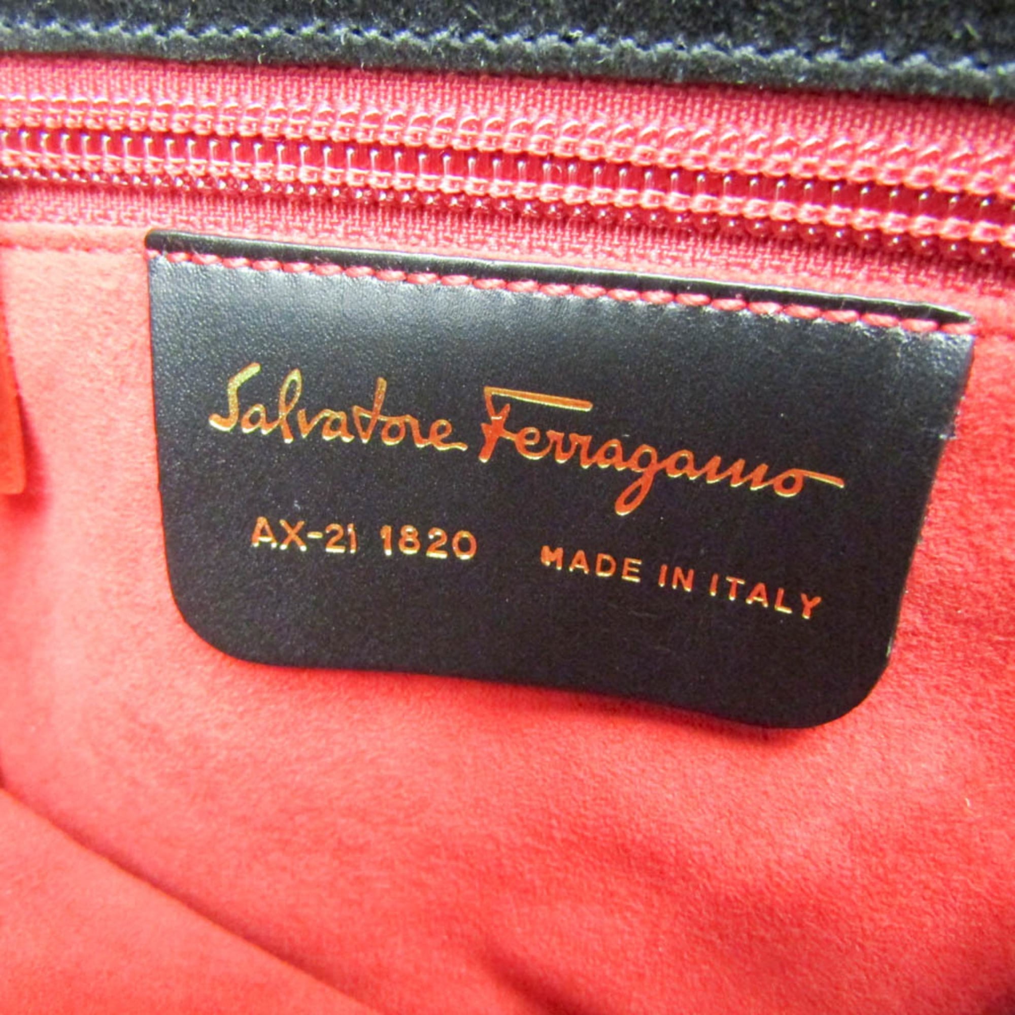 Salvatore Ferragamo Gancini · Leather & Suede