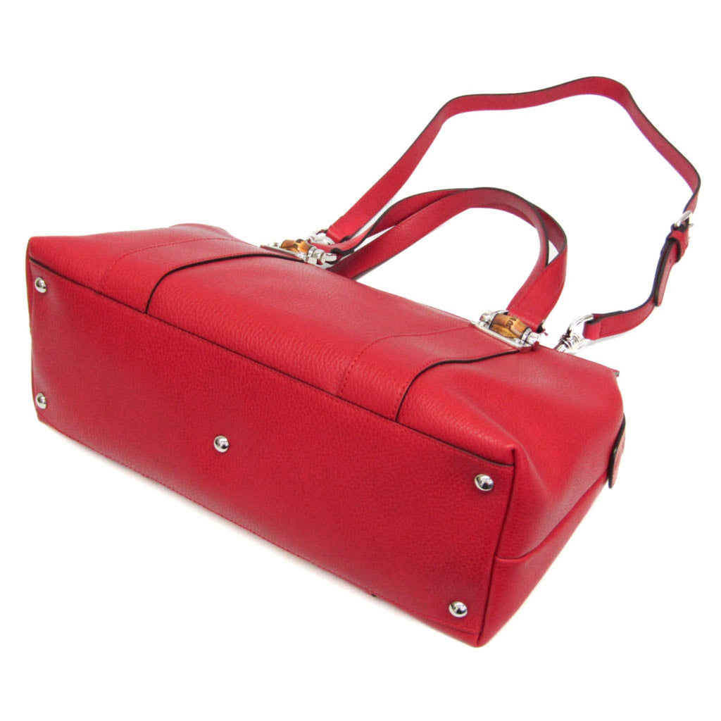 Gucci Bamboo · Leather Shoulder Bag