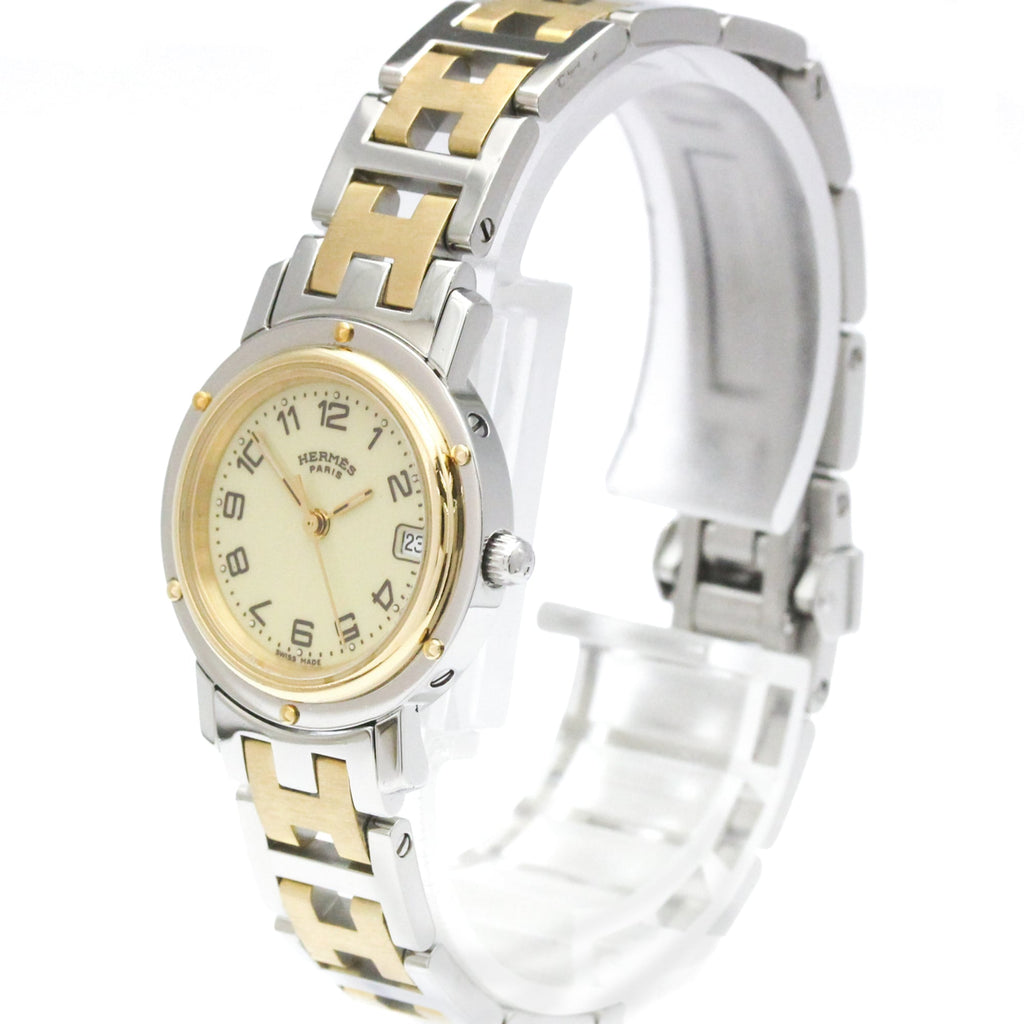 Hermès Clipper · Gold Plated Steel · Quartz