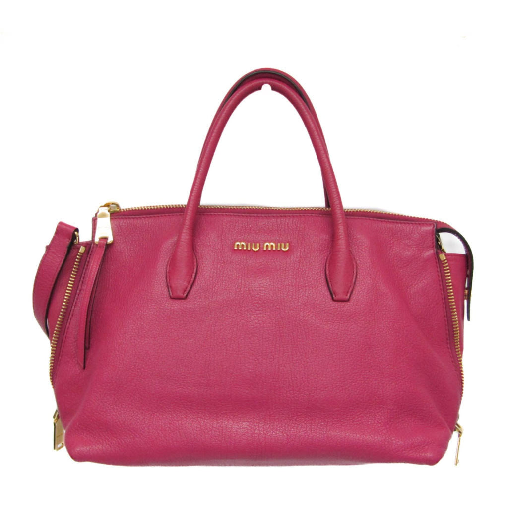 Miu Miu Madras · Leather