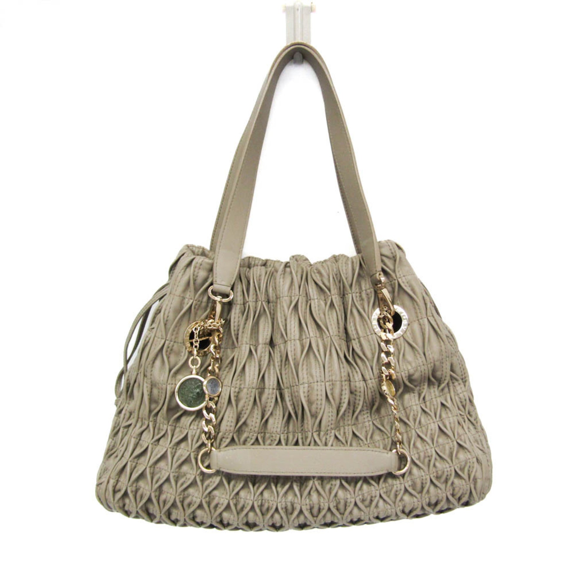 Bvlgari Monete · Leather Tote