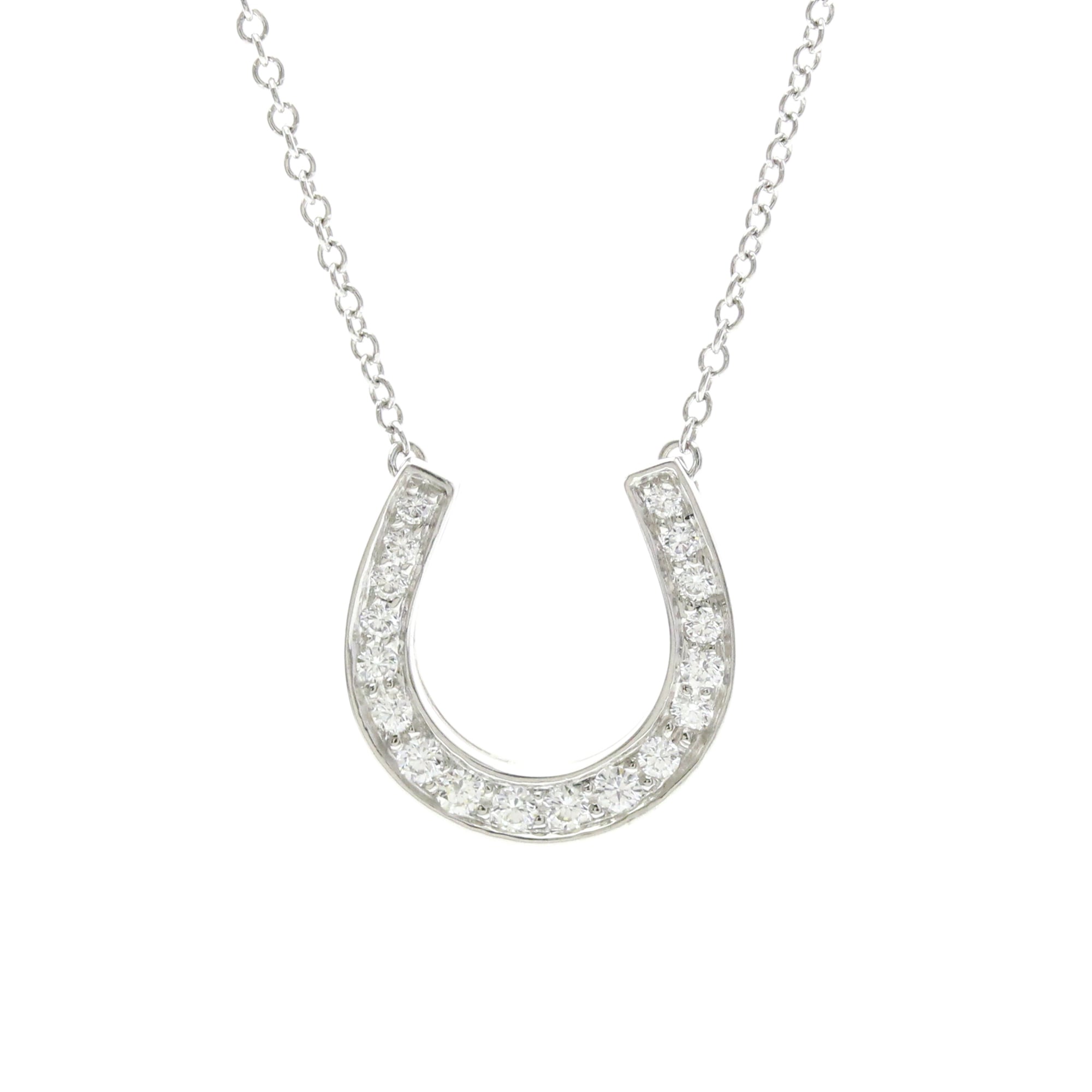 Tiffany Horseshoe · Platinum · Diamond