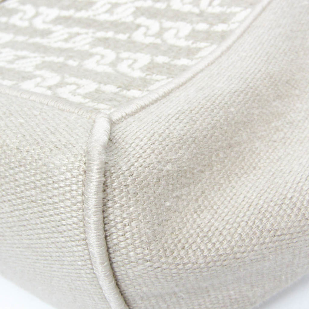 Tod's Double-Handle Shopping Bag · Linen