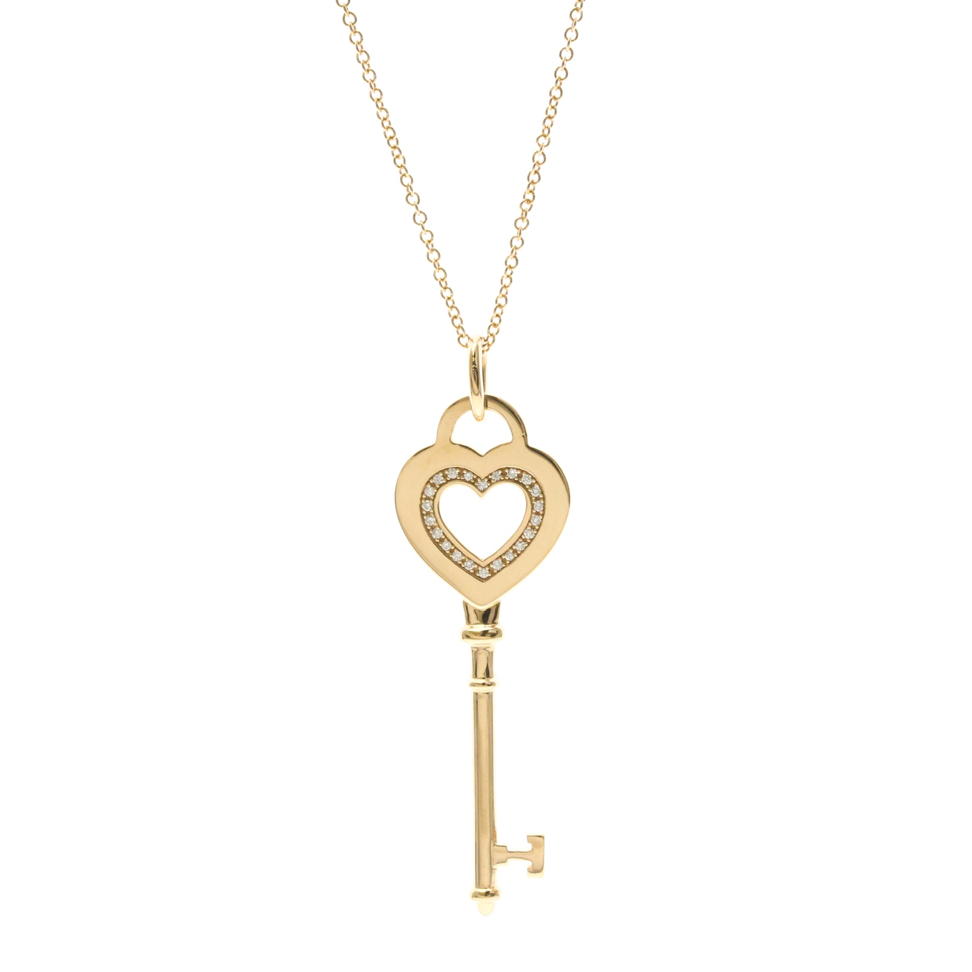Tiffany Heart Key · Rose Gold · Diamond