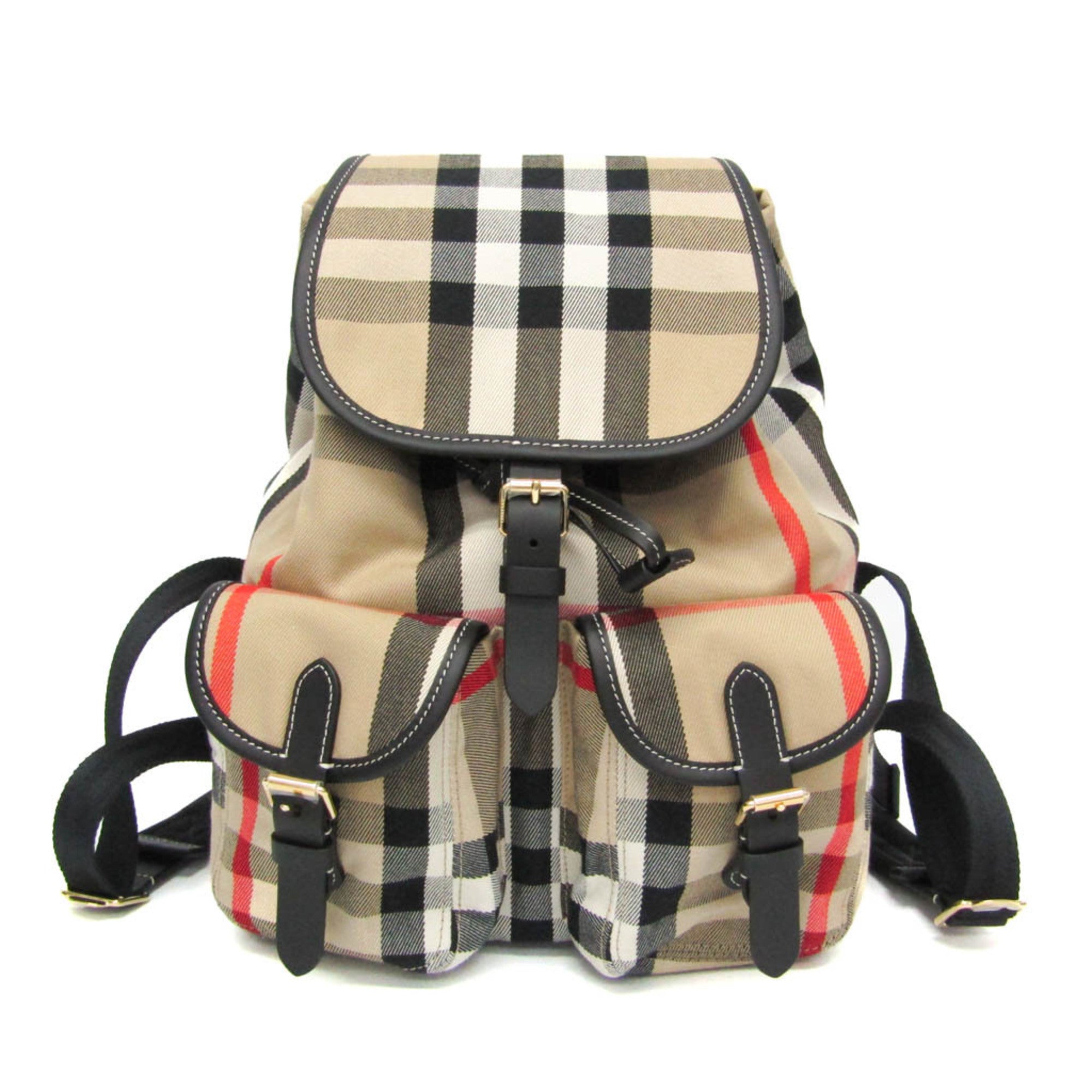 Burberry Enfild · Check Canvas & Leather