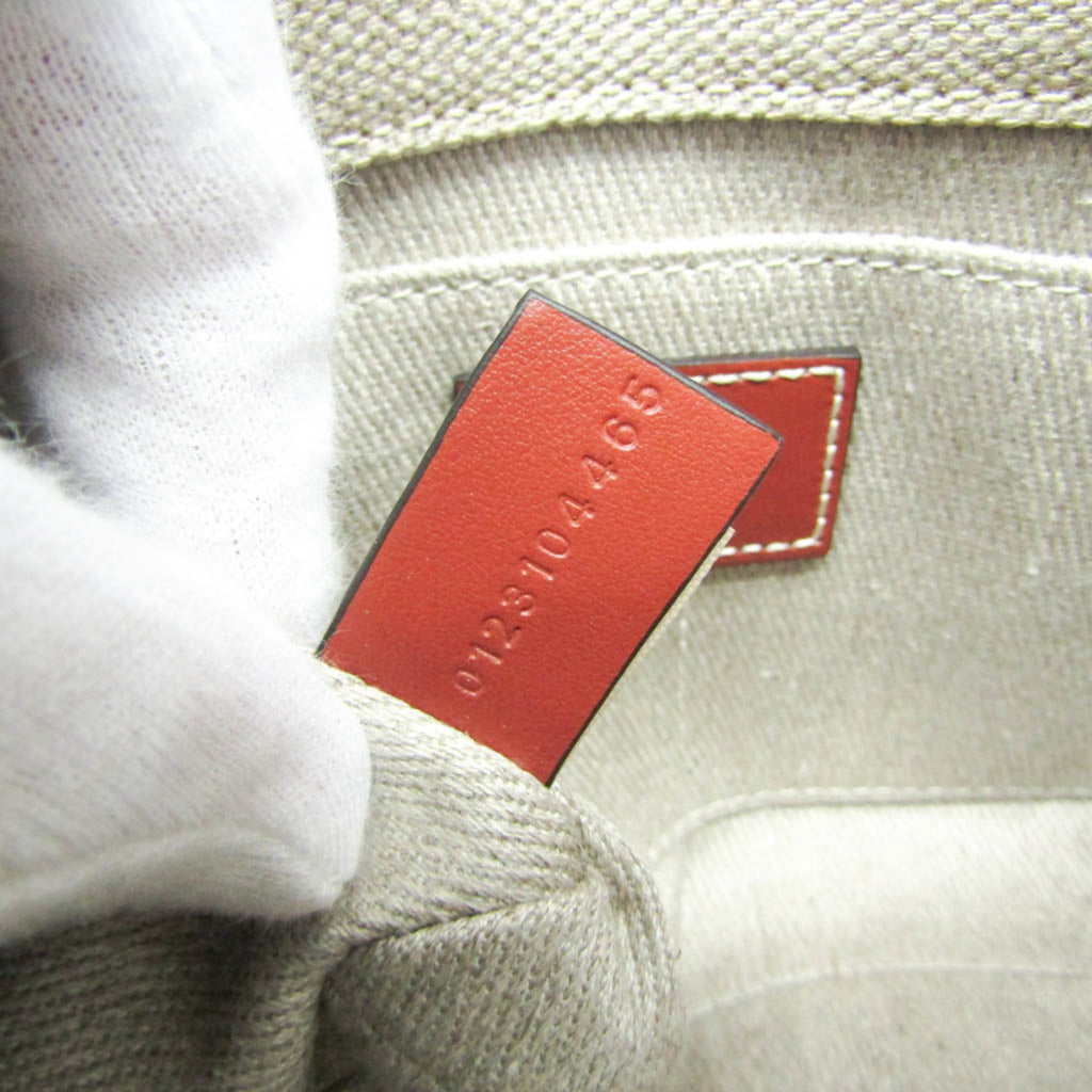 Chloé Woody Mini · Linen & Leather