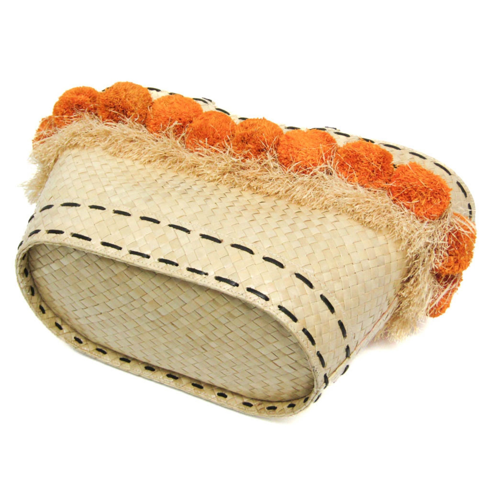 Tory Burch Pom Pom Beach Basket · Straw