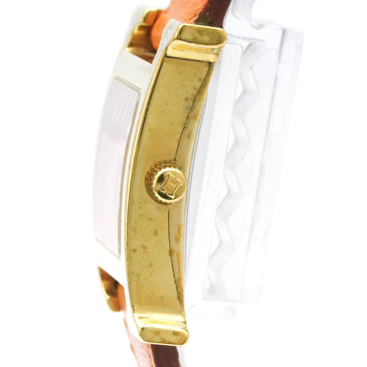 Hermès Heure H · Gold Plated · Quartz