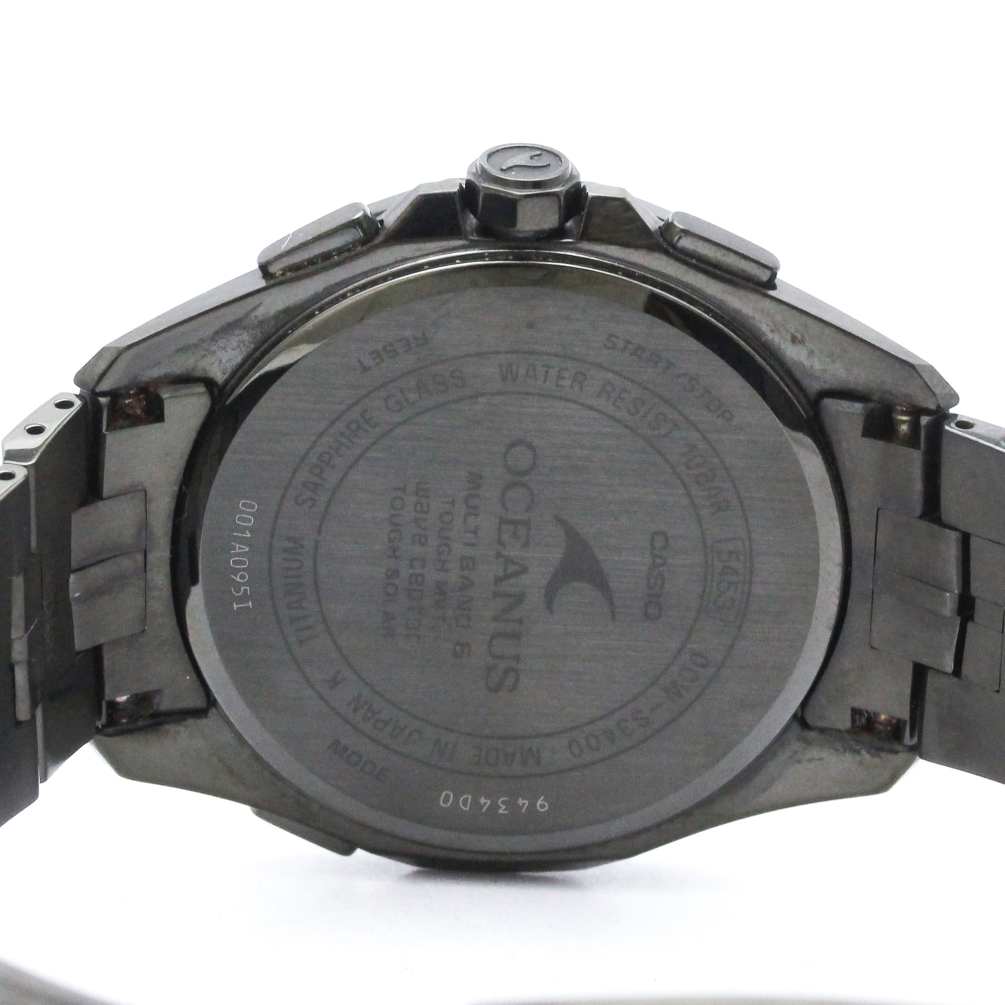 Casio Oceanus Manta · Titanium · Solar