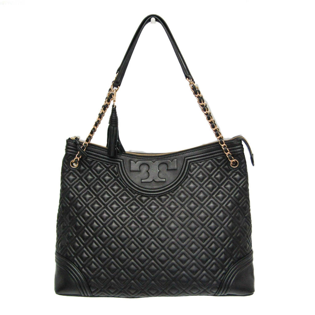 Tory Burch Quilted Chain · Leather Tote