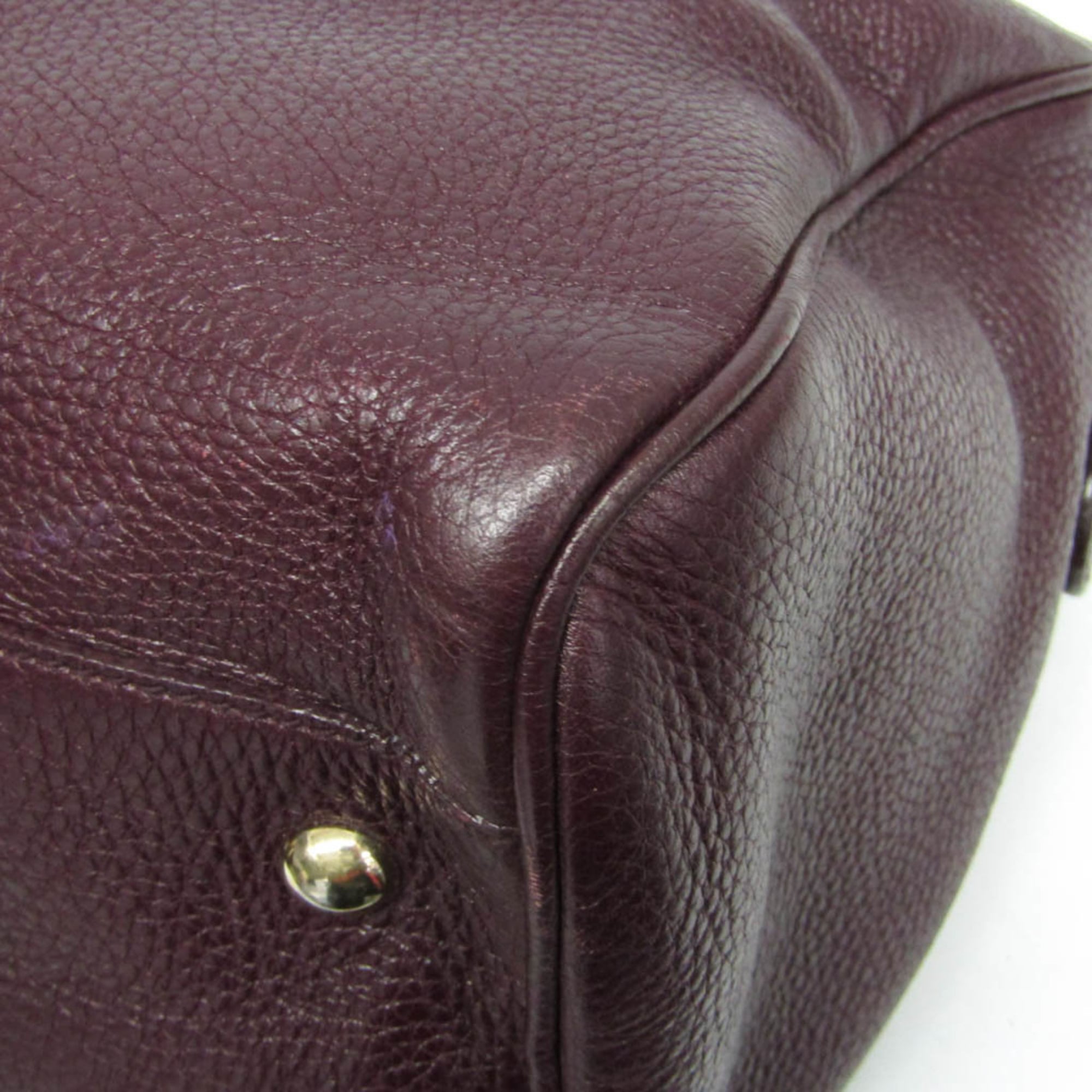 Gucci Bamboo · Leather Handbag