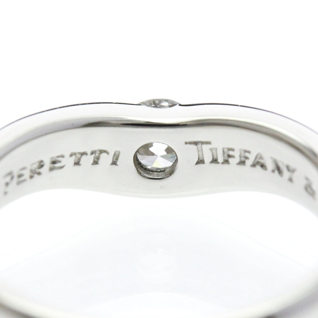 Tiffany Curved Band · Platinum · Diamond