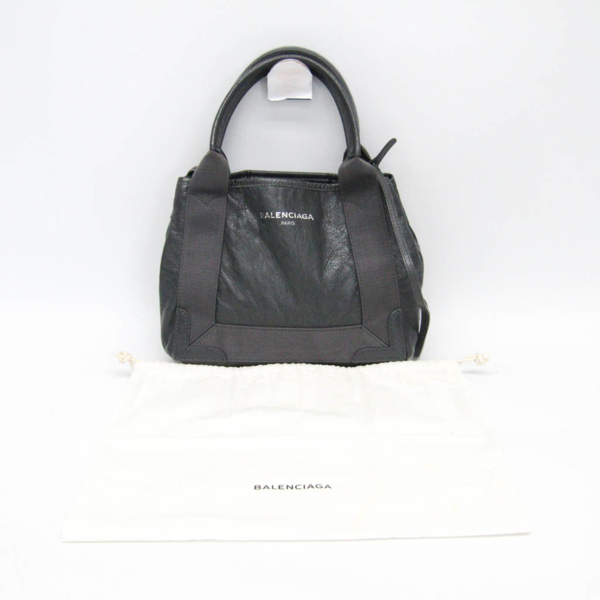Balenciaga Navy Cabas XS · Leather