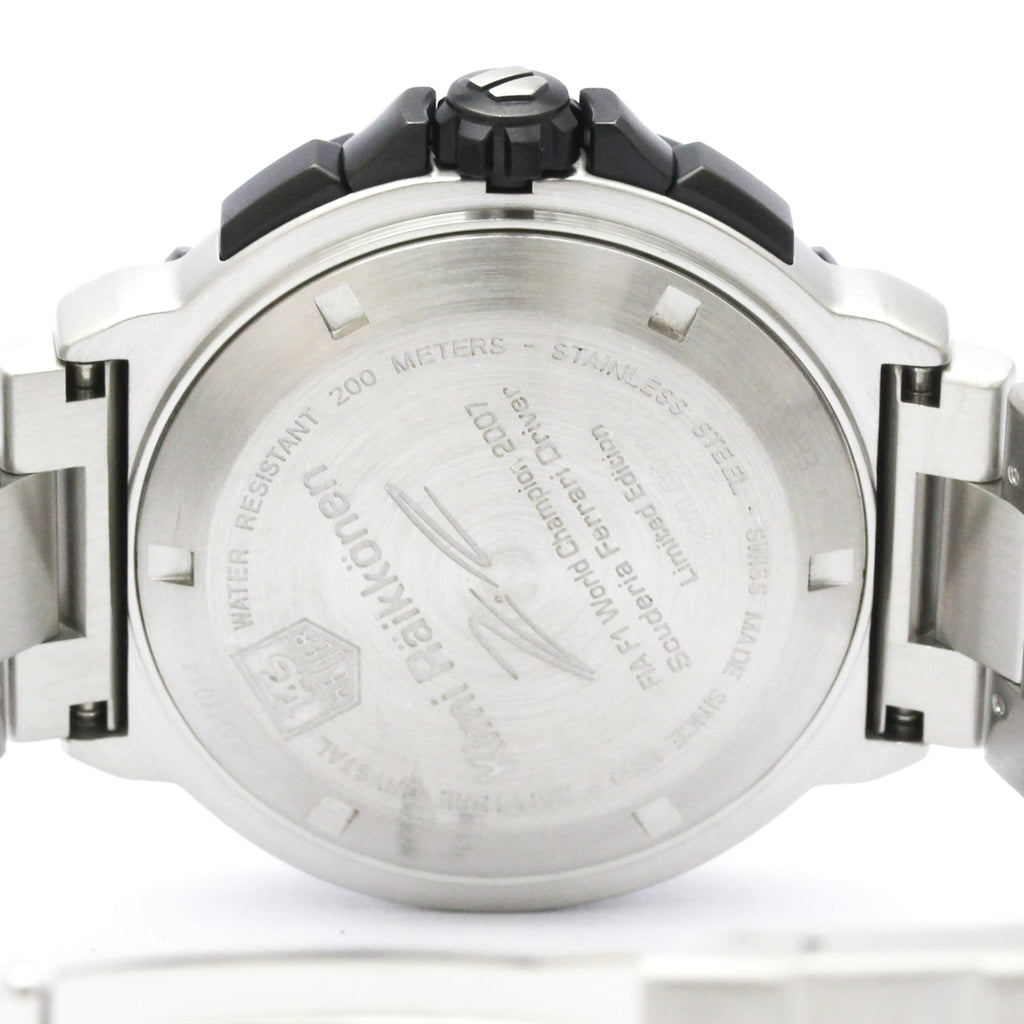 Tag Heuer Formula 1 · Kimi Raikkonen · Steel