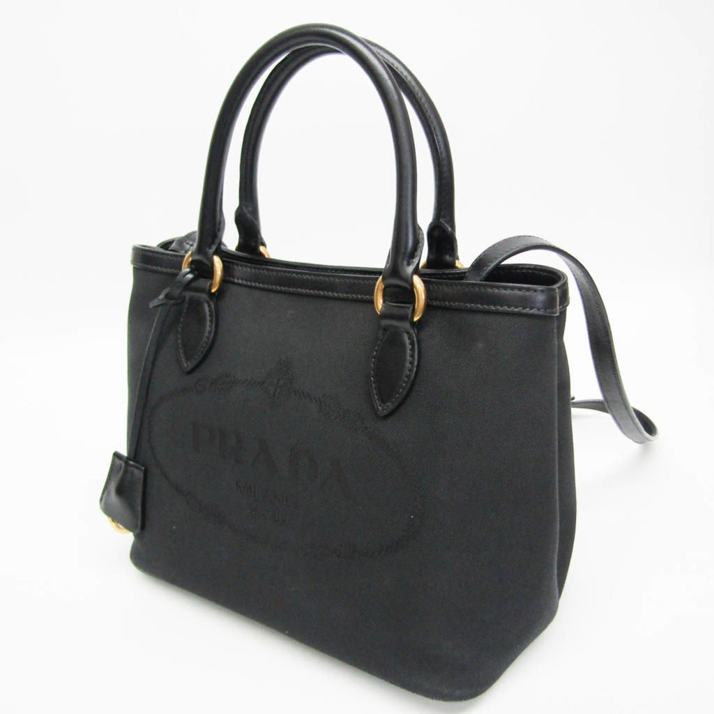 Prada Logo Jacquard · Leather