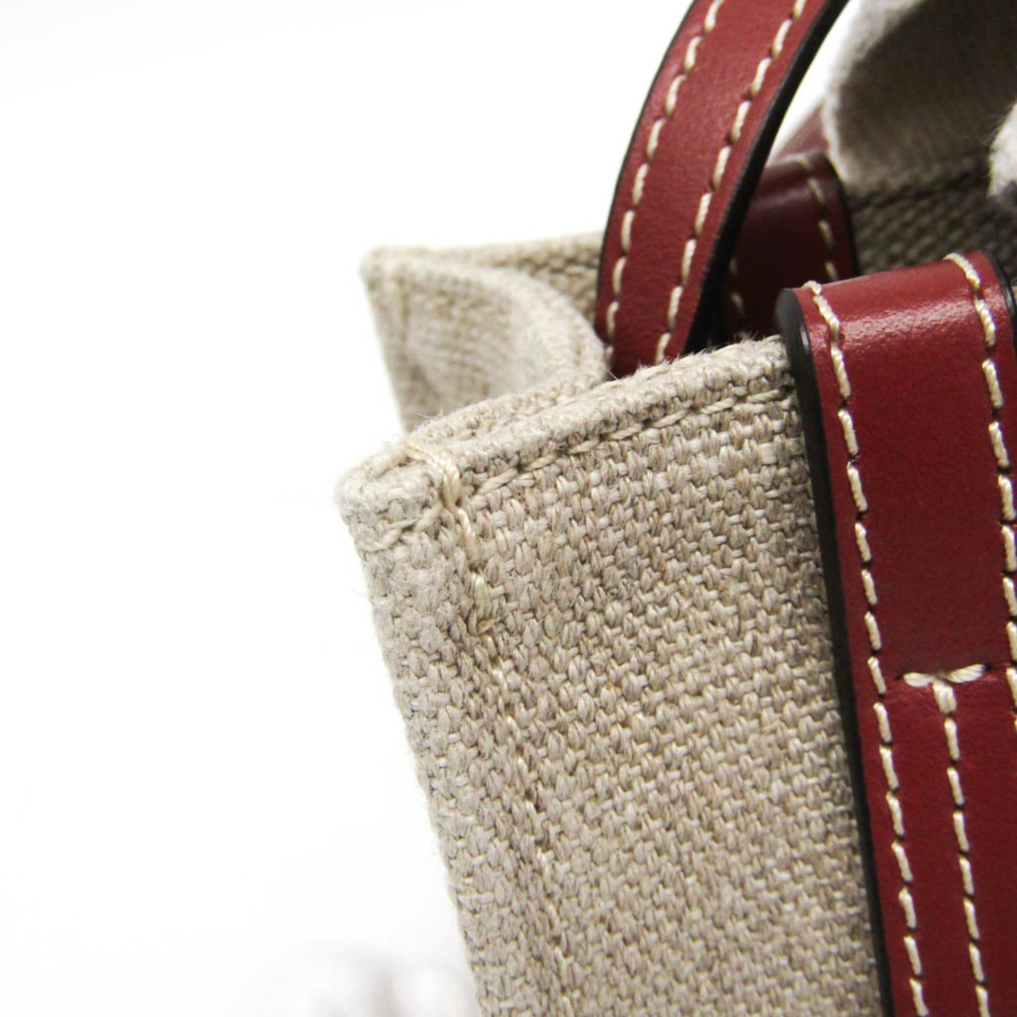 Chloé Woody Mini · Linen & Leather