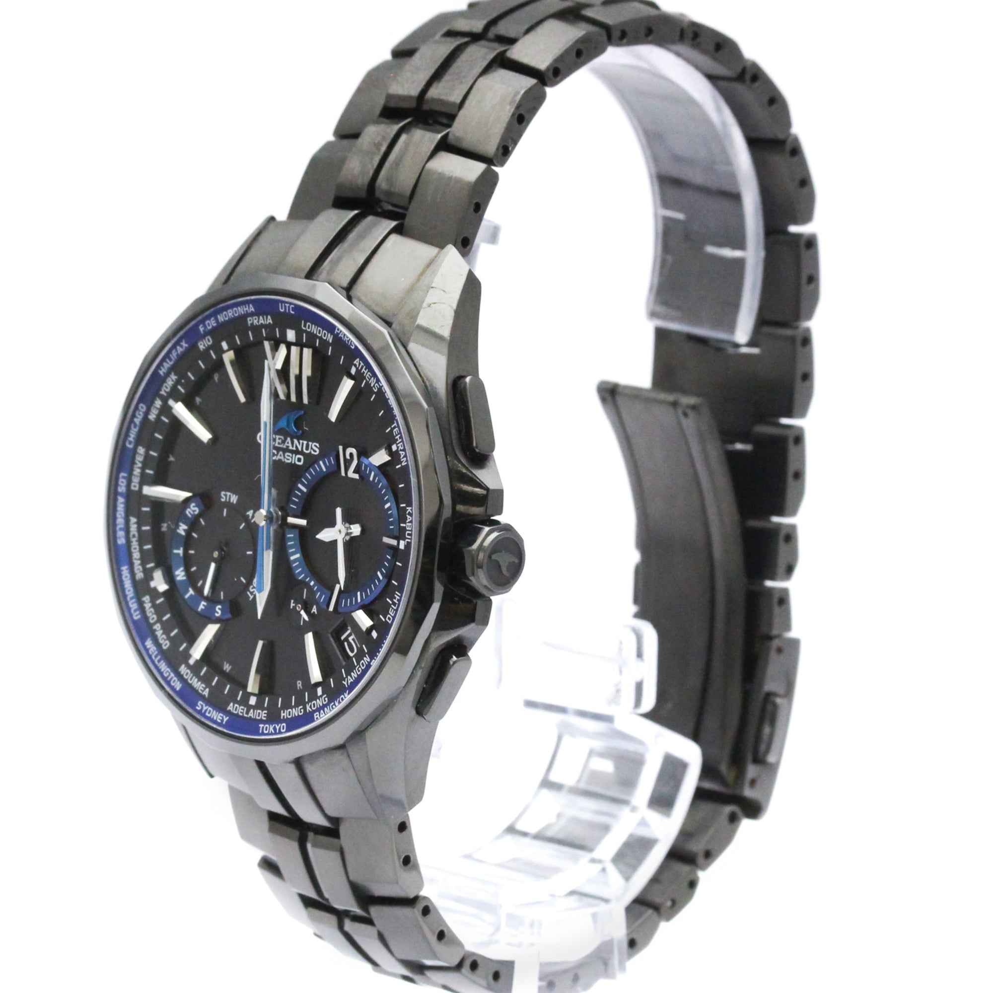 Casio Oceanus Manta · Titanium · Solar