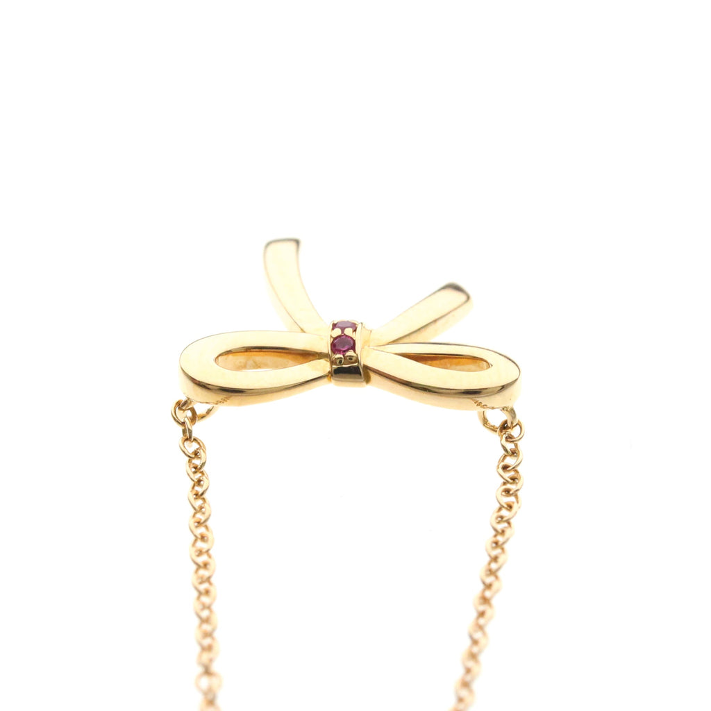 Tiffany Bow Ribbon · Rose Gold · Ruby