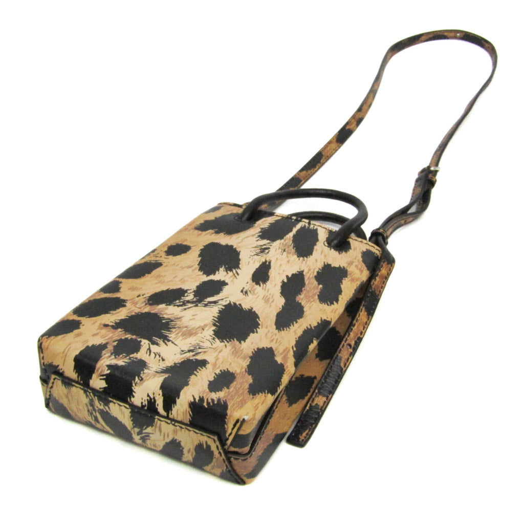 Balenciaga Shopping · Leopard Print Leather