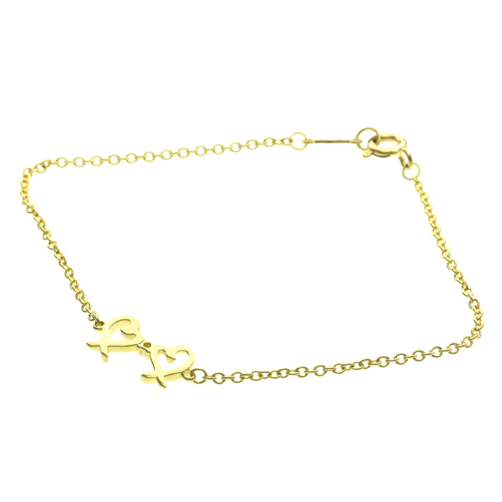Tiffany Double Loving Heart · 18K Yellow Gold