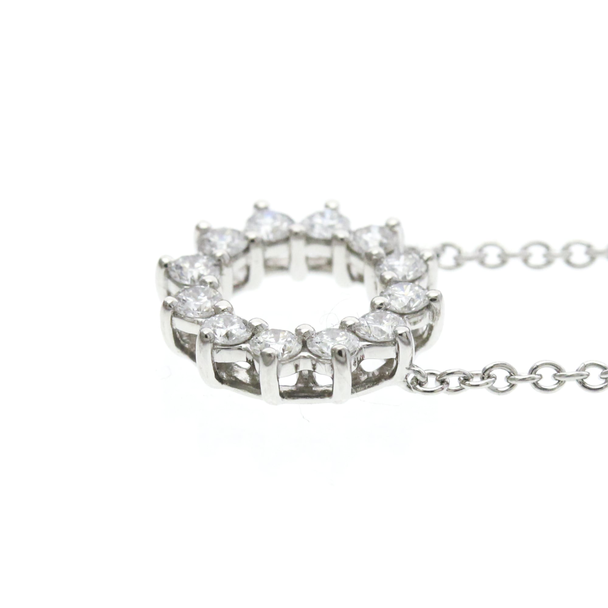 Tiffany Open Circle Mini · Platinum · Diamond